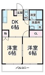間取図画像 2DK