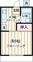 間取図画像 1K