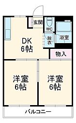 間取図画像 2DK