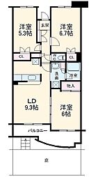 間取図画像 2SLDK