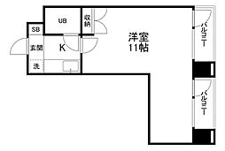エクセレント中道 4階/-