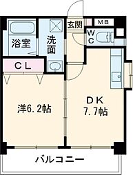 間取図画像 1DK