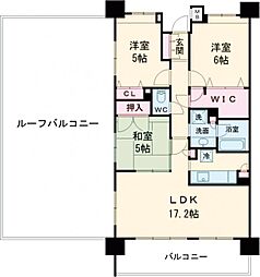 クレストフォルム東京アクアグランディオ 4LDKの間取図画像