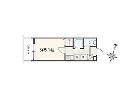 さいたま市南区四谷2丁目アパート 1Kの間取図画像