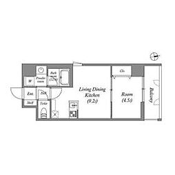 ブロード服部天神駅前レジデンス 4階/402