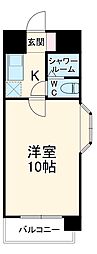 スミノ藤沢 1Kの間取図画像