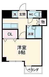日創北小金ビル 1Kの間取図画像