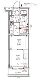 クレイシアIDZ大泉学園 2Kの間取図画像