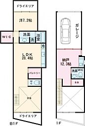 セイル学芸大学 1SLDKの間取図画像