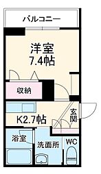 SunvergerS 1Kの間取図画像