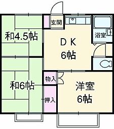 間取図画像 3DK