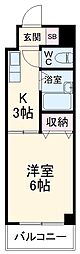 間取図画像 1K