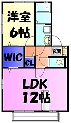 間取図画像 1LDK