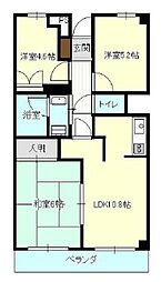 KODAヒルズ南行徳 3LDKの間取図画像