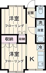 間取図画像 2K