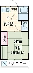 間取図画像 1K