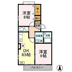 間取図画像 2DK