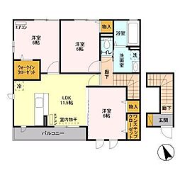 間取図画像 3LDK
