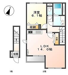 間取図画像 1LDK