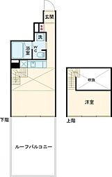 東京メトロ丸ノ内線 東高円寺駅 徒歩5分の賃貸マンション 4階ワンルームの間取り