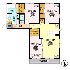 物件の間取り
