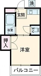 間取図画像 1K