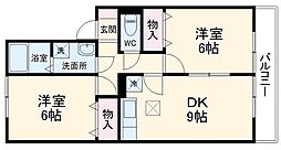 間取図画像 2DK