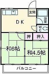 間取図画像 2DK