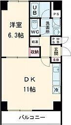 ａｔｅｒｉｅｒ　ｄｅ　Ｃ＆Ｋ 3階1LDKの間取り