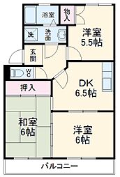 間取図画像 3DK