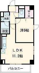 ノアズ　アーク 4階1LDKの間取り