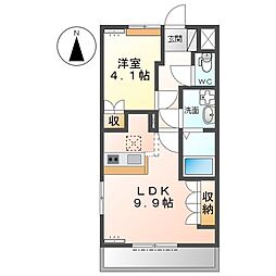 間取図画像 1LDK