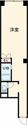ベルスリーせたがや 4階1Kの間取り