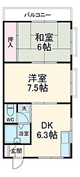間取図画像 2DK