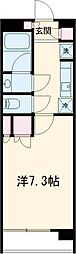 グランホース弐番館 7階1Kの間取り