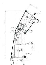 JR京浜東北・根岸線 蒲田駅 徒歩10分の賃貸マンション 1階2DKの間取り