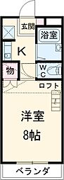 間取図画像 1K