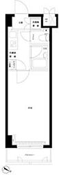 ルーブル学芸大学六番館 7階1Kの間取り