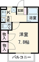 間取図画像 1K