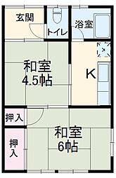 間取図画像 2K