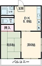 間取図画像 2DK