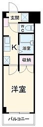 ＴＣＲＥ光が丘 1階1Kの間取り