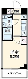 東急東横線 元住吉駅 徒歩9分の賃貸マンション 1階1Kの間取り