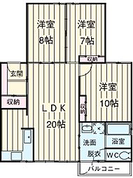 間取図画像 3LDK