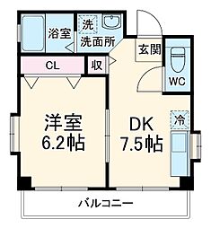 間取図画像 1DK