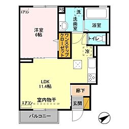 間取図画像 1LDK