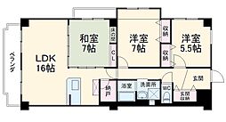 ラシエールＲ＆Ｉ 502 5階4LDKの間取り