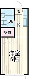 間取図画像 1K