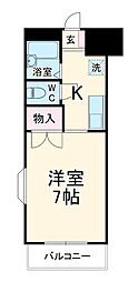 間取図画像 1K