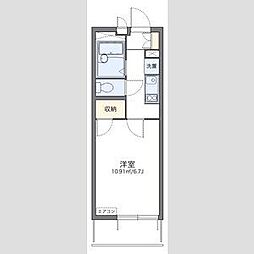 名古屋市営東山線 千種駅 徒歩4分の賃貸マンション 1階1Kの間取り